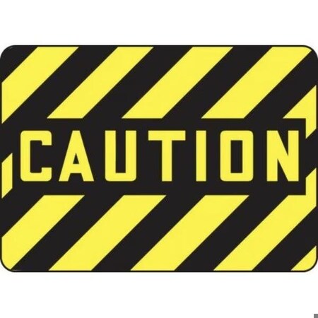 Accuform OSHA CAUTION SAFETY SIGN  CAUTION 7 in MEQM666XV